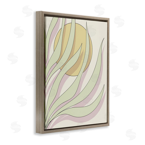 Stupell Industries Stupell Studio | Contemporary Tropical Plant Leaves Wall Art