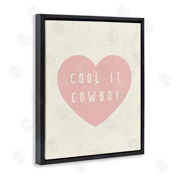 Stupell Industries Stupell Studio | Cool It Cowboy Heart