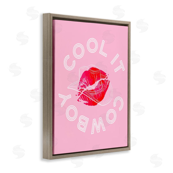 Stupell Industries Stupell Studio | Cool It Cowboy With Kiss