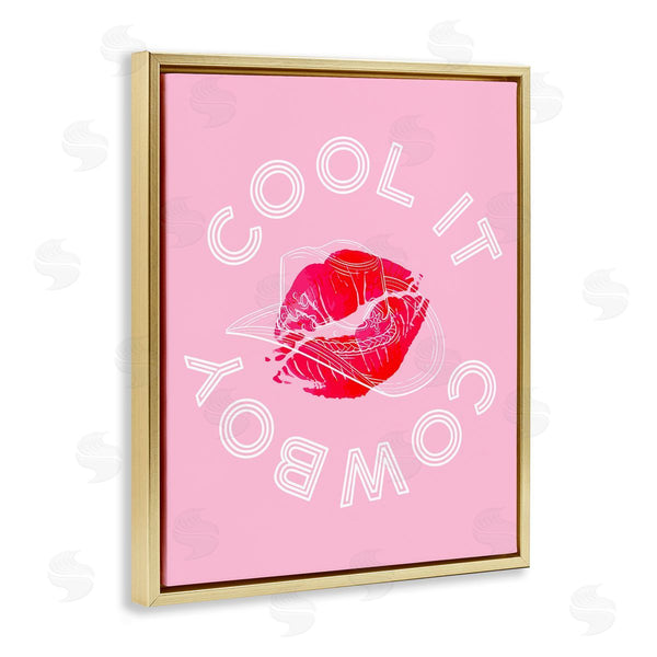 Stupell Industries Stupell Studio | Cool It Cowboy With Kiss
