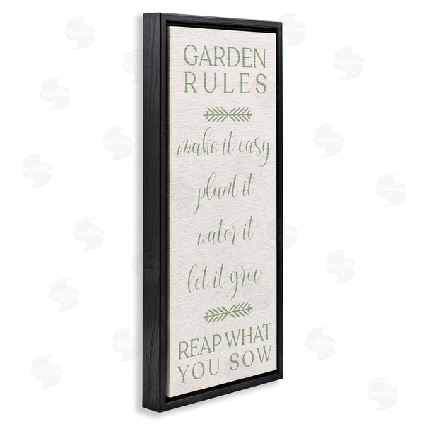 Stupell Industries Stupell Studio | Country Garden Rules Wall Art
