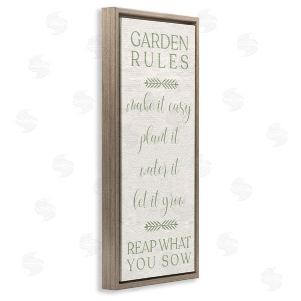 Stupell Industries Stupell Studio | Country Garden Rules Wall Art
