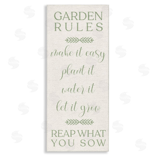 stupell industries Stupell Studio | Country Garden Rules Wall Art