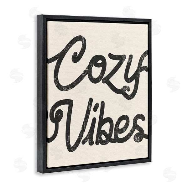 Stupell Industries Stupell Studio | Cozy Vibes Retro Vintage Typography Phrase Wall Art