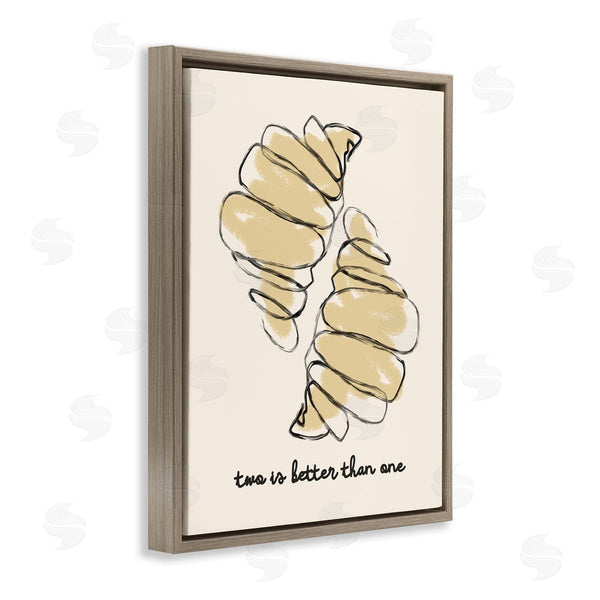Stupell Industries Stupell Studio | Croissants With French Phrase