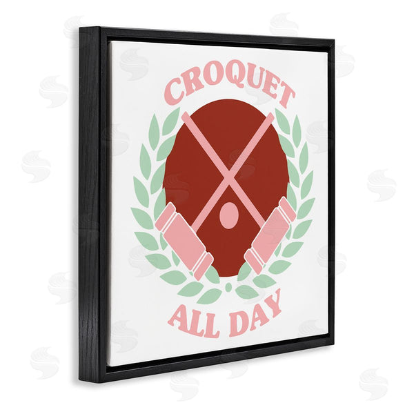 Stupell Industries Stupell Studio | Croquet All Day Pastel Sports Wall Art