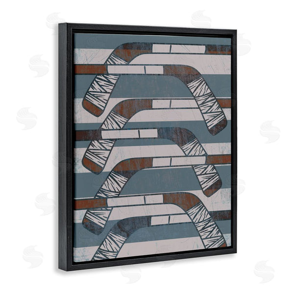 Stupell Industries Stupell Studio | Crossed Hockey Sticks Wall Art