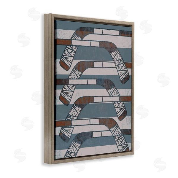 Stupell Industries Stupell Studio | Crossed Hockey Sticks Wall Art