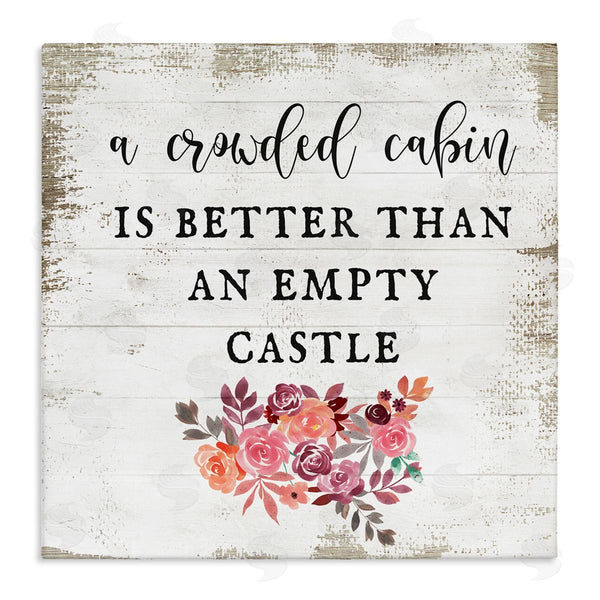 stupell industries Stupell Studio | Crowded Cabin Phrase Florals