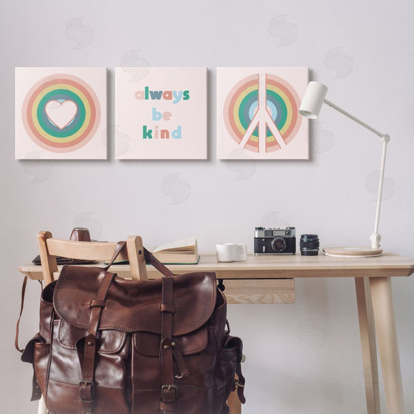Stupell Industries Stupell Studio | Cute Always Be Kind Quote Wall Art