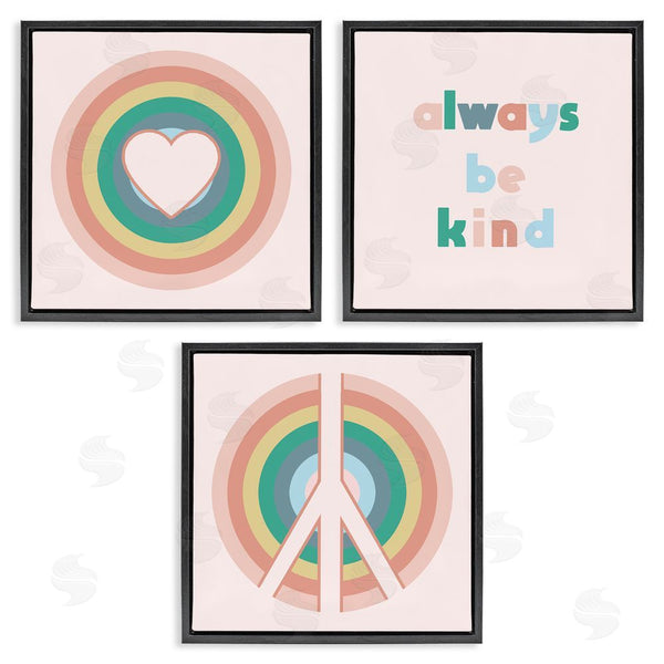 Stupell Industries Stupell Studio | Cute Always Be Kind Quote Wall Art