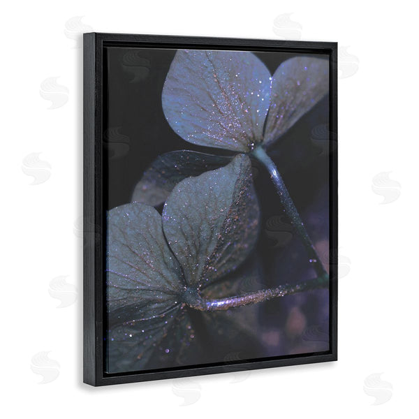 Stupell Industries Stupell Studio | Dark Tone Glittered Clover Petals