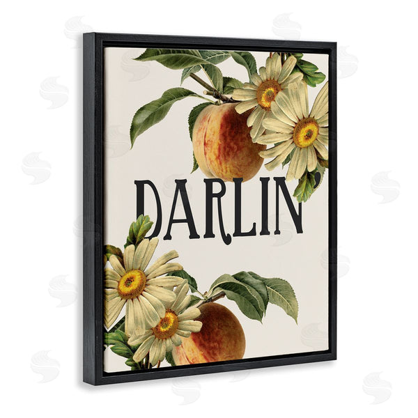 Stupell Industries Stupell Studio | Darlin' Southern Phrase Vintage Peach Tree