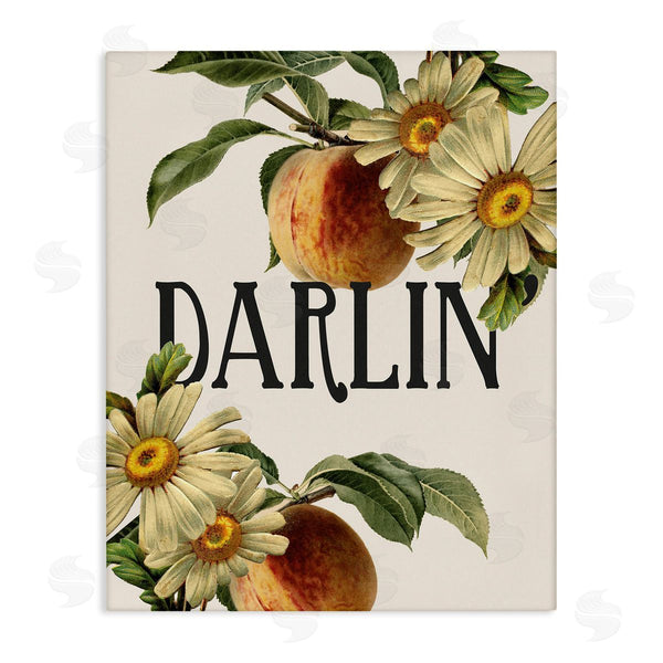 stupell industries Stupell Studio | Darlin' Southern Phrase Vintage Peach Tree