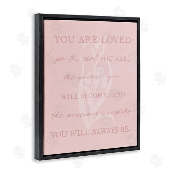 Stupell Industries Stupell Studio | Daughter You Are Loved Wall Art