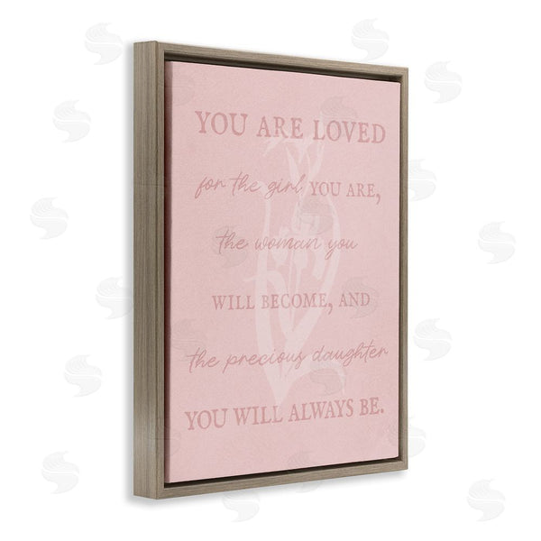 Stupell Industries Stupell Studio | Daughter You Are Loved Wall Art
