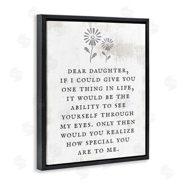 Stupell Industries Stupell Studio | Dear Daughter How Special You Are