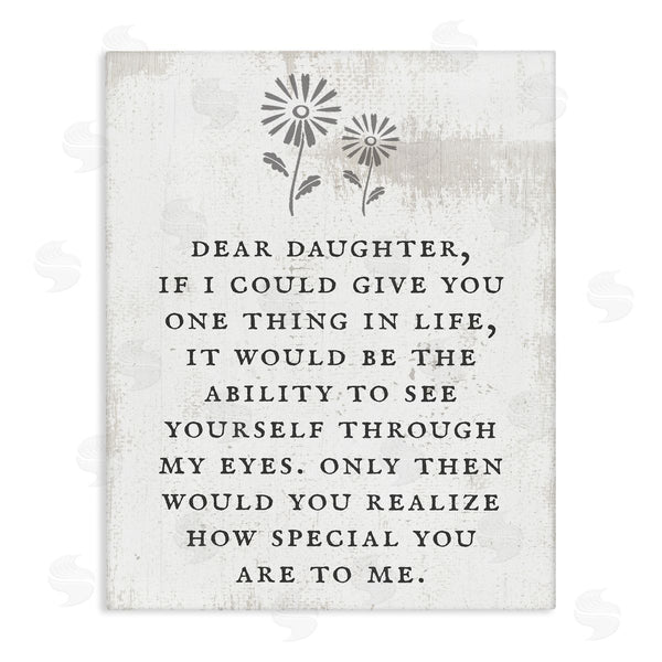 stupell industries Stupell Studio | Dear Daughter How Special You Are