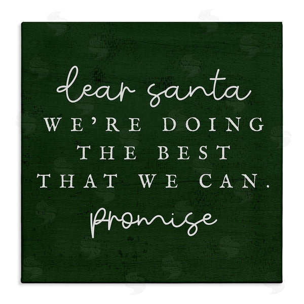 stupell industries Stupell Studio | Dear Santa Best We Can Phrase Wall Art