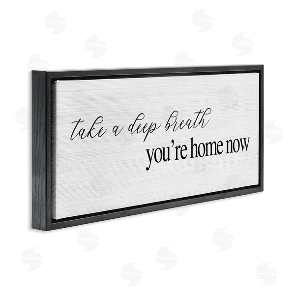 Stupell Industries Stupell Studio | Deep Breath You're Home Phrase Wall Art