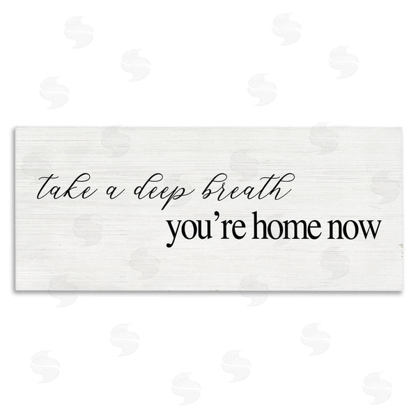 stupell industries Stupell Studio | Deep Breath You're Home Phrase Wall Art