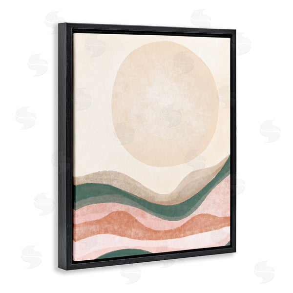 Stupell Industries Stupell Studio | Desert Canyon Abstract Landscape Full Sun Soft Neutrals Wall Art