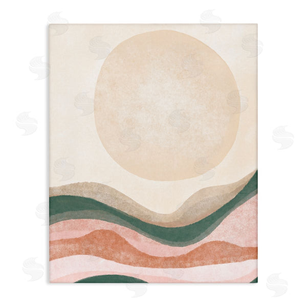 stupell industries Stupell Studio | Desert Canyon Abstract Landscape Full Sun Soft Neutrals Wall Art