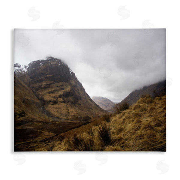 stupell industries Stupell Studio | Desert Hill Peaks Arid Vegetation Heavy Clouds Wall Art