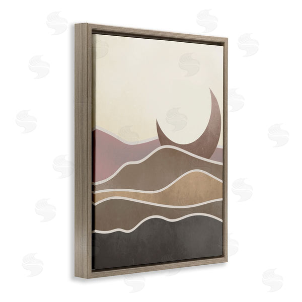 Stupell Industries Stupell Studio | Desert Moon Sand Dunes Scenery Wall Art