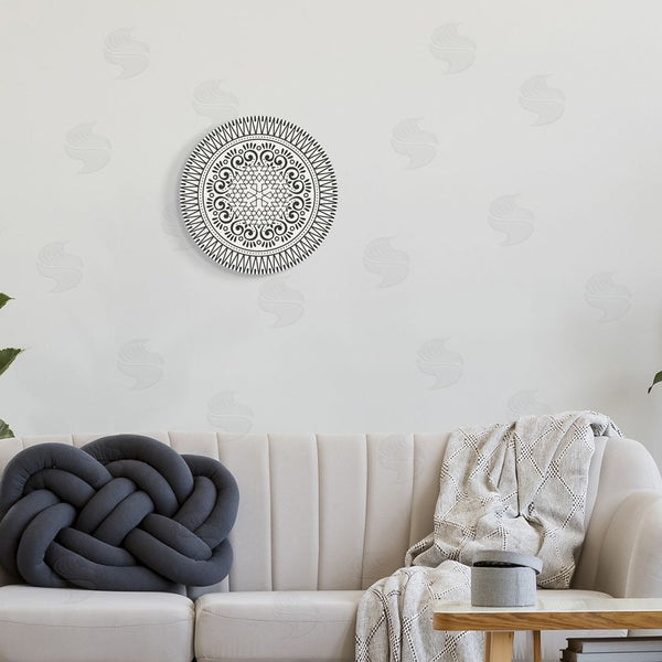 Stupell Industries Stupell Studio | Detailed Fractal Abstract Pattern Wall Art