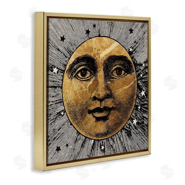 Stupell Industries Stupell Studio | Detailed Moon Face