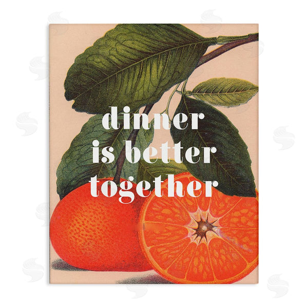 stupell industries Stupell Studio | Dinner Better Together Wall Art