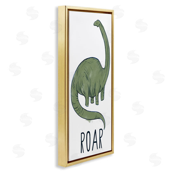 Stupell Industries Stupell Studio | Dinosaur Roar Brachiosaurus Wall Art