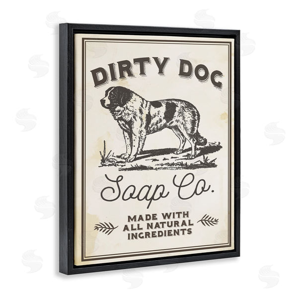 Stupell Industries Stupell Studio | Dirty Dog Soap Vintage Sign