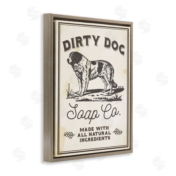Stupell Industries Stupell Studio | Dirty Dog Soap Vintage Sign
