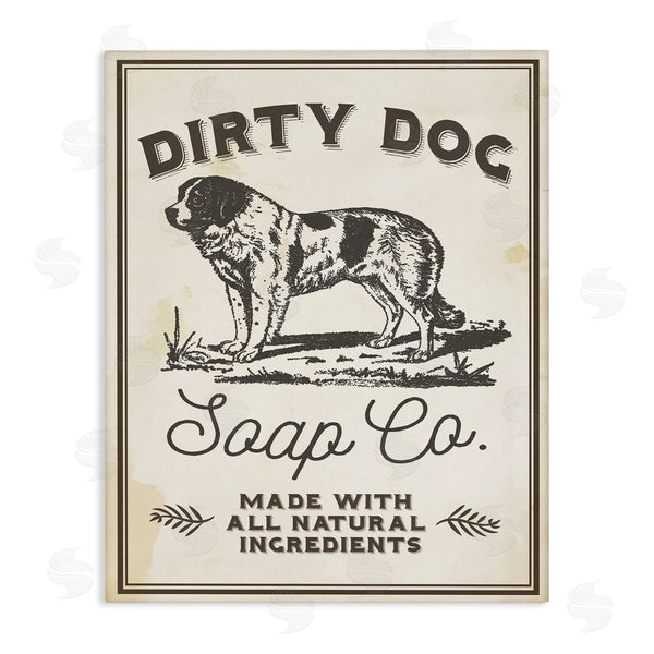 stupell industries Stupell Studio | Dirty Dog Soap Vintage Sign
