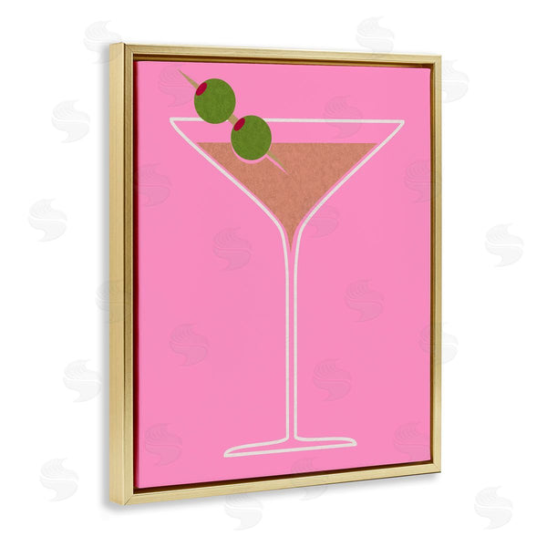 Stupell Industries Stupell Studio | Dirty Martini On Pink