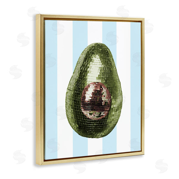 Stupell Industries Stupell Studio | Disco Avocado On Blue