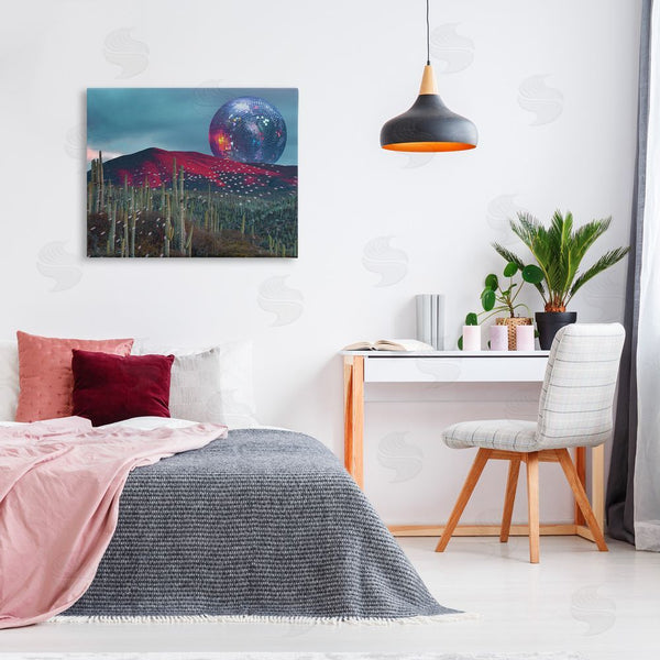 Stupell Industries Stupell Studio | Disco Ball In Desert Wall Art