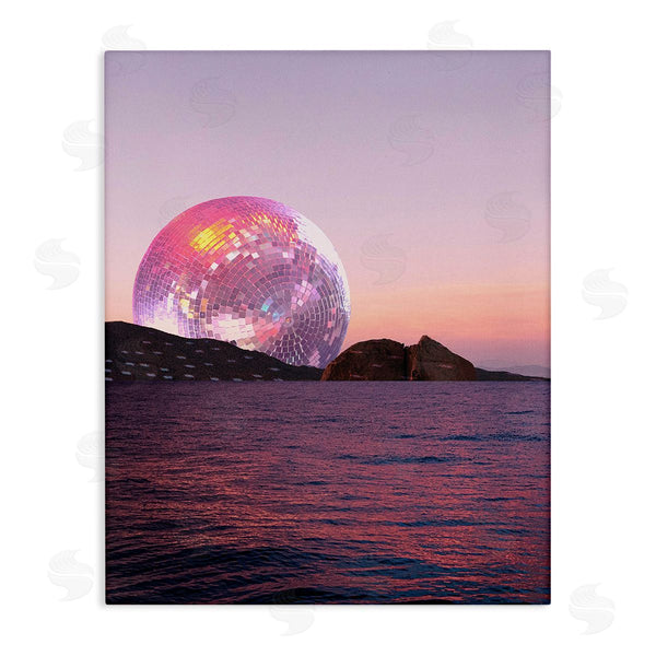stupell industries Stupell Studio | Disco Ball Sunset Wall Art