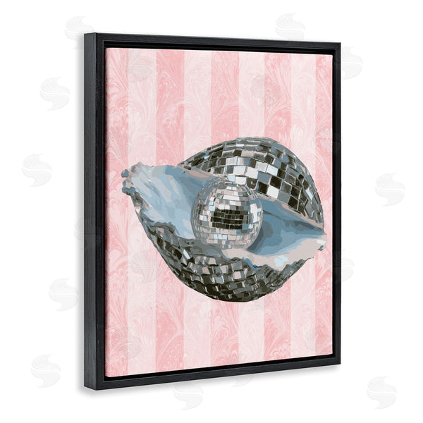 Stupell Industries Stupell Studio | Disco Oyster On Stripes