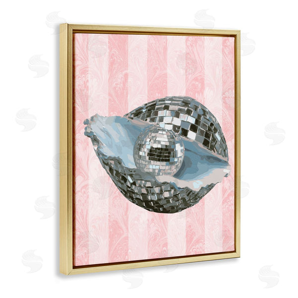 Stupell Industries Stupell Studio | Disco Oyster On Stripes