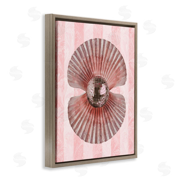 Stupell Industries Stupell Studio | Disco Pearl In Clam Shell Wall Art
