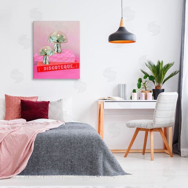 Stupell Industries Stupell Studio | Discoteque Book Stack Wall Art