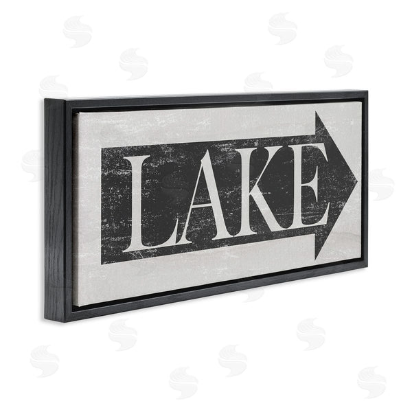 Stupell Industries Stupell Studio | Distressed Lake Arrow Sign