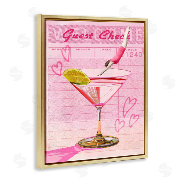 Stupell Industries Stupell Studio | Diver Into Cocktail Guest Check Wall Art
