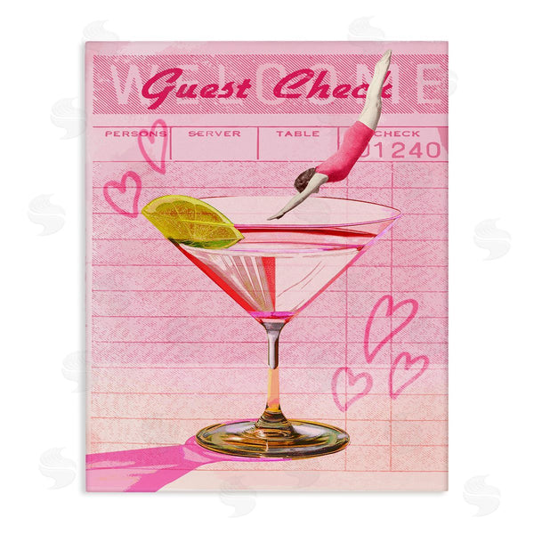 stupell industries Stupell Studio | Diver into Cocktail Guest Check Wall Art