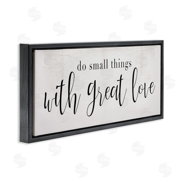 Stupell Industries Stupell Studio | Do Small Things With Great Love Minimal Quote