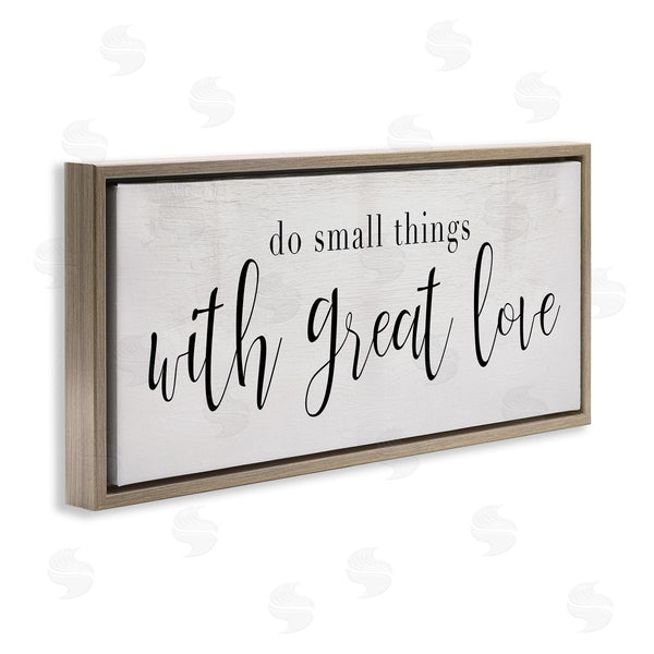 Stupell Industries Stupell Studio | Do Small Things With Great Love Minimal Quote