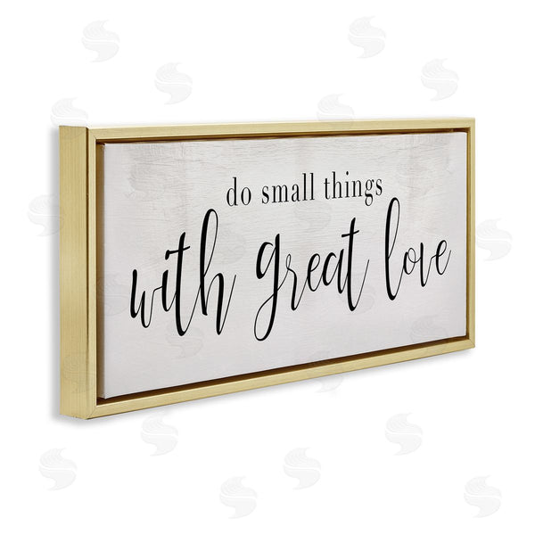 Stupell Industries Stupell Studio | Do Small Things With Great Love Minimal Quote